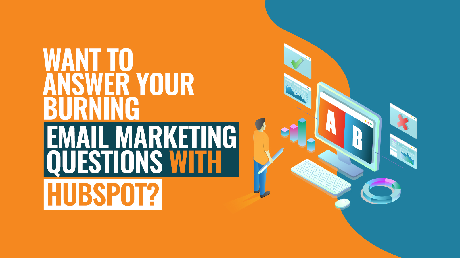 HubSpot email marketing questions for split test automation