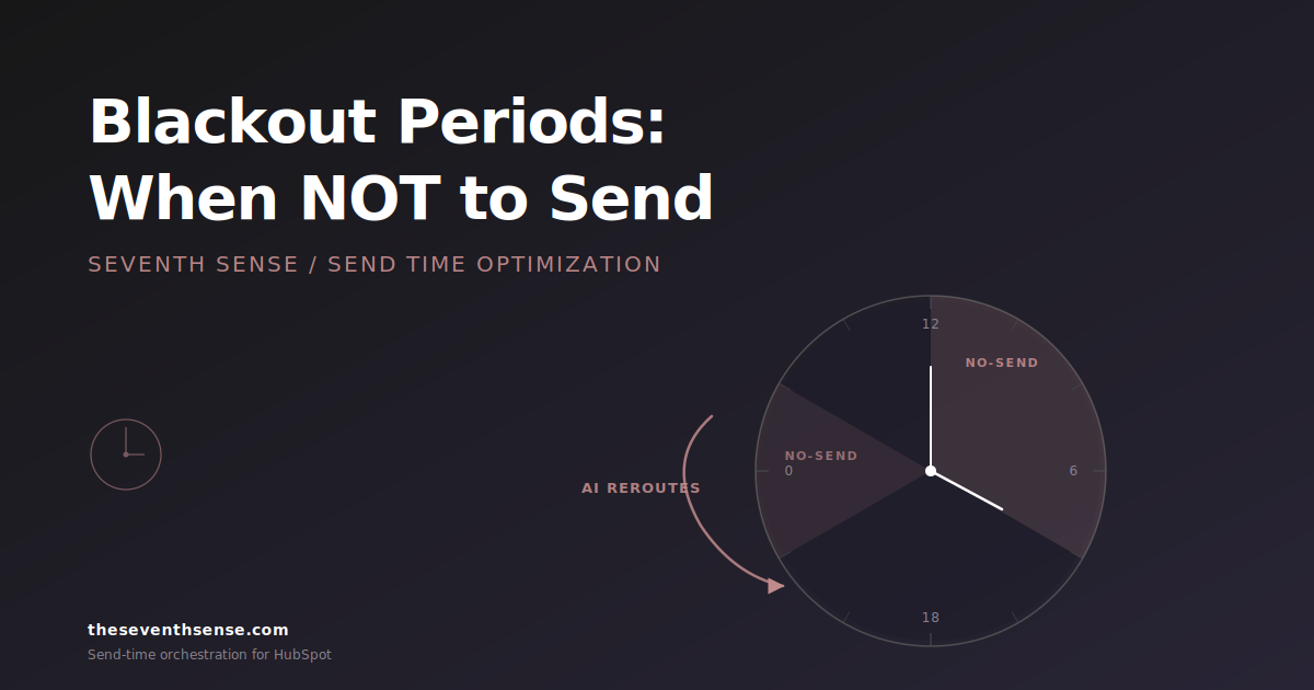Blackout Periods in Email Marketing: When NOT to Send