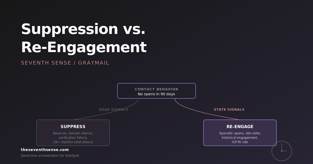 Graymail Suppression vs. Re-Engagement: When Each One Wins