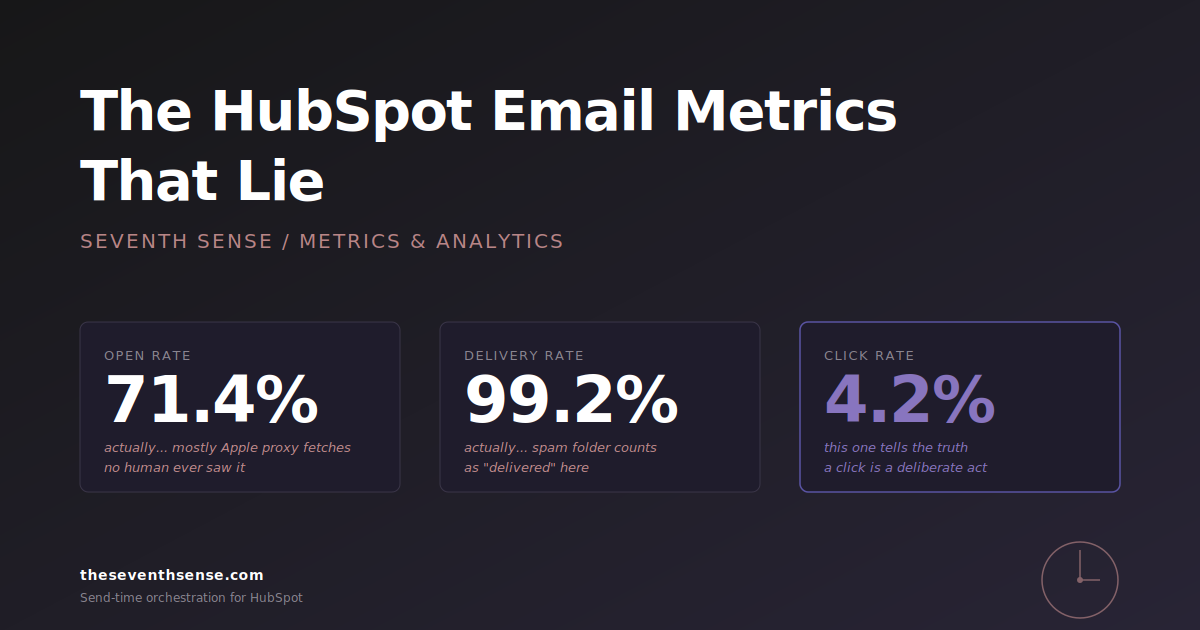 The HubSpot Email Metrics That Lie (and the Ones That Don't)