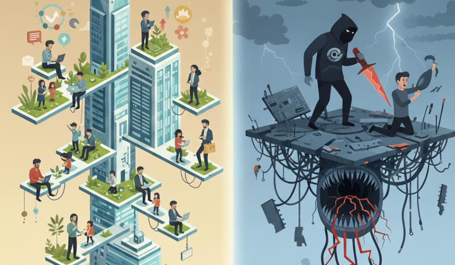 True ecosystem builders vs. free R&D labs